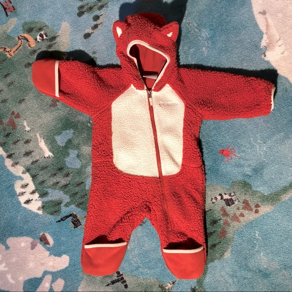Columbia Fox Baby Bunting Suit